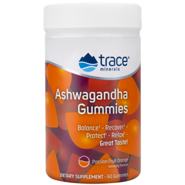 Trace Minerals Research Ashwaganda gummies 60 ct 
