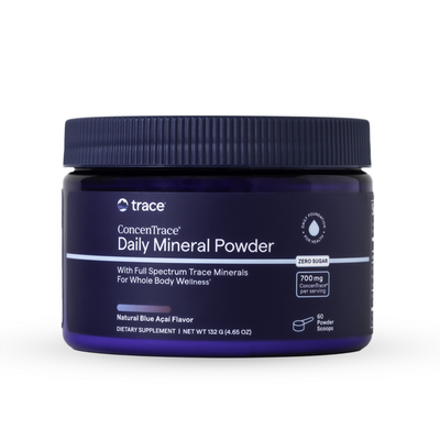 Trace Minerals Research ConcenTrace Daily Mineral Powder - Blue Acai 132 grams