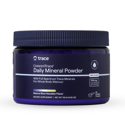 Trace Minerals Research ConcenTrace Daily Mineral Powder - Blue Hawaiian 132 grams