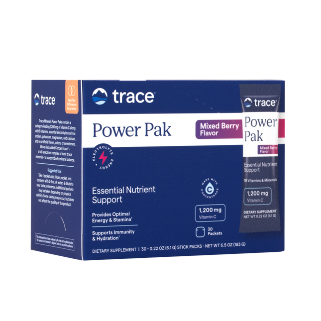 Trace Minerals Research Electrolyte Stamina Power Pak - Mixed Berry 30 packets
