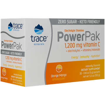 Trace Minerals Research Electrolyte PowerPak Orange Mango 30 pak