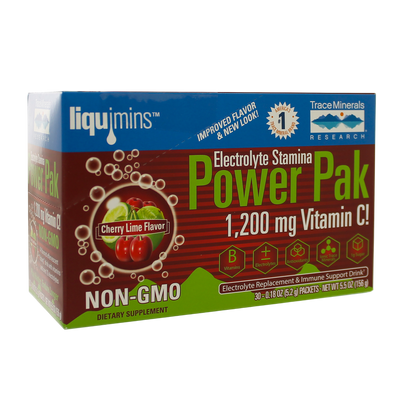 Trace Minerals Research Power Pak Cherry Lime 30 packets