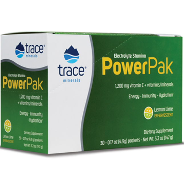 Trace Minerals Research Power Pak Lemon Lime 30 packets