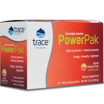 Trace Minerals Research Power Pak Non-GMO Guava Passion 30 pks