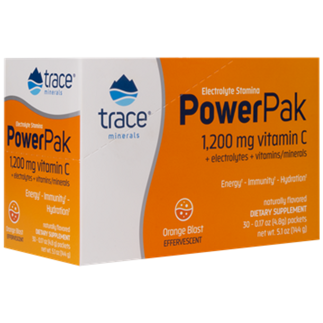 Trace Minerals Research Power Pak Orange Blast 30 packets