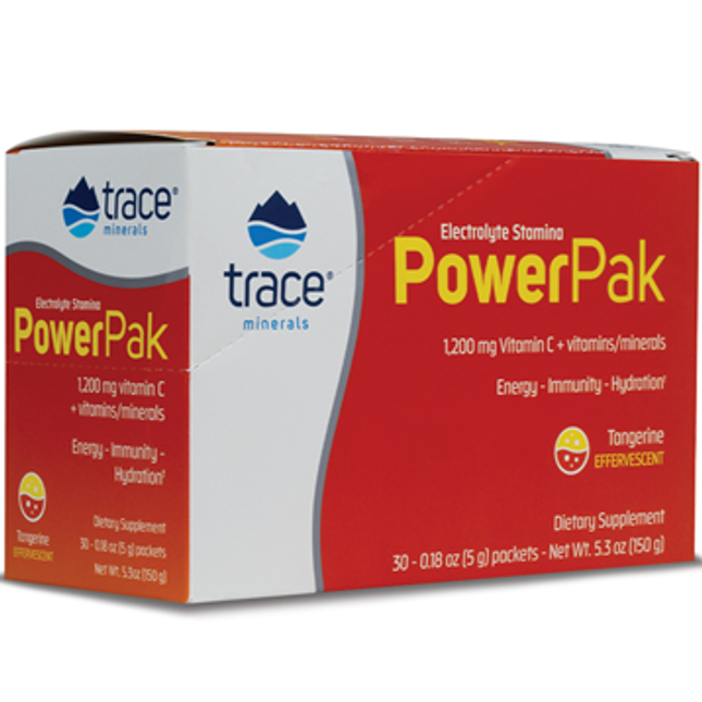 Trace Minerals Research Power Pak Tangerine 30 packets