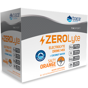Trace Minerals Research ZeroLyte - Salty Orange 30 packets