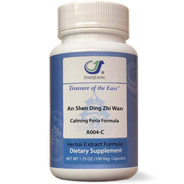 Treasure of the East An Shen Ding Zhi Wan 100 vegcaps