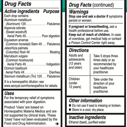 Unda Unda 43 07 fl oz Supplement Facts 
