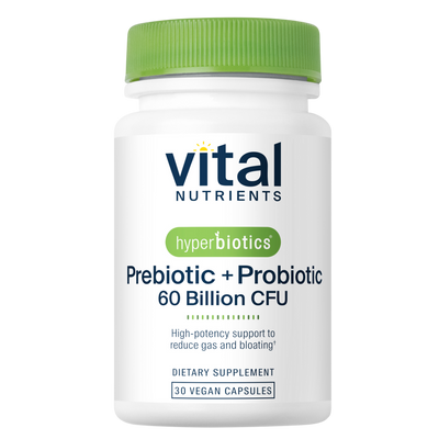 Vital Nutrients Hyperbiotics Prebiotic + Probiotic 60 Billion CFU 30 caps