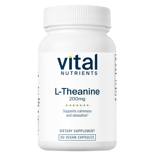 Vital Nutrients L-Theanine 200mg 120 vegcaps