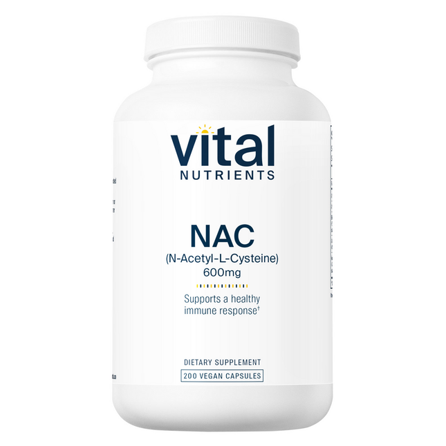 Vital Nutrients	NAC 600mg 200 vegcaps