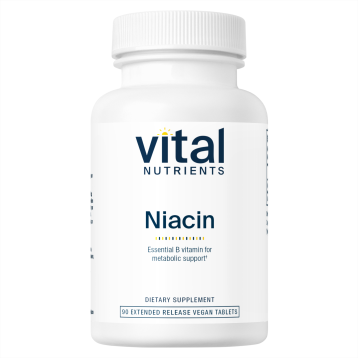 Vital Nutrients Niacin 500 mg 90 extended release tabs