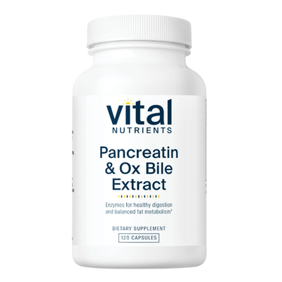 Vital Nutrients Pancreatin & Ox Bile Extract 120 caps