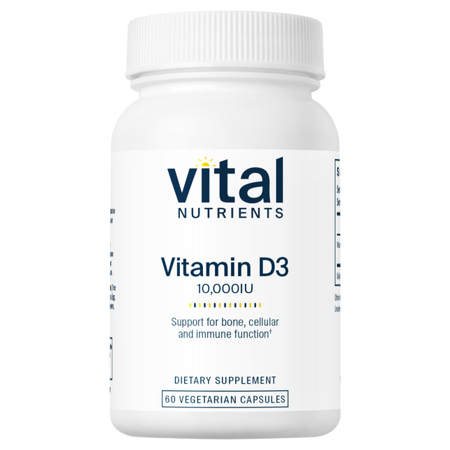 Vital Nutrients Vitamin D3 10,000iu 60 caps