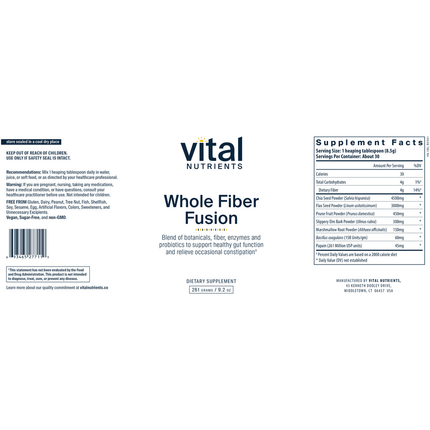 Vital Nutrients Whole Fiber Fusion 261g