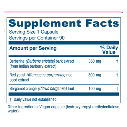 Vitanica CholestBlend 90 caps Supplement Facts