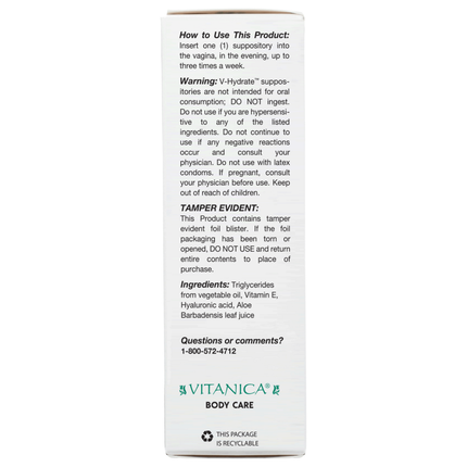Vitanica V-Hydrate 24 count Supplement Facts