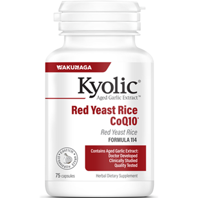 Wakunaga Kyolic Red Yeast Rice CoQ10 114 75 caps