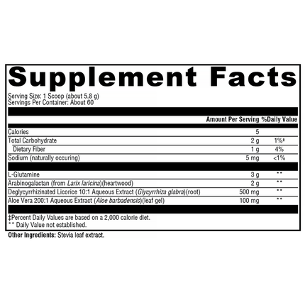 Xymogen GlutAloeMine 60 Serv Supplement Facts