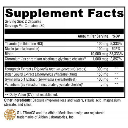 Xymogen MedCaps IS 60 C Supplement Facts