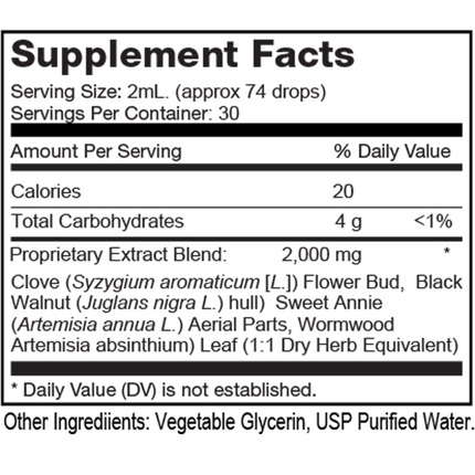 Bio-Nutritional Formulas Clarkia 100 2 oz Supplement-Facts