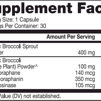 Fermented Broccoli Sprouts 30 caps