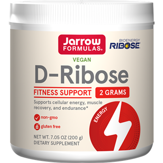 Jarrow Formulas D-Ribose Powder (100 % Pure) 200 g