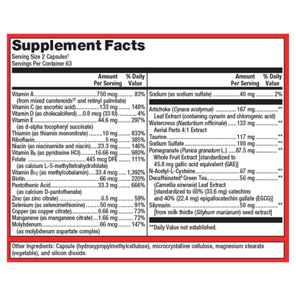 metagenics-advaclear-126-C Supplement Facts 