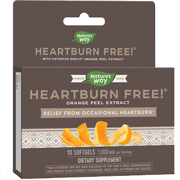 Heartburn Free 1000 mg 10 gels