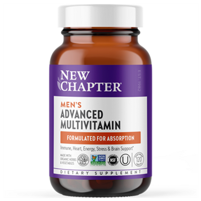 New Chapter Men's Advanced Multivitamin 120 tabs