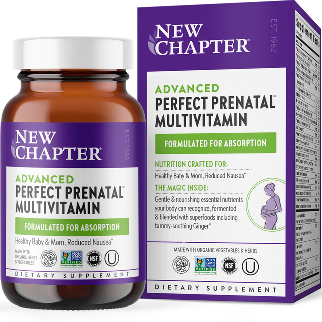 New Chapter Perfect Prenatal MultiVitamin 96 tabs