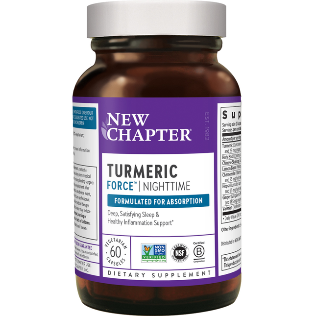 New Chapter Turmeric Force Nighttime 60 vegcaps