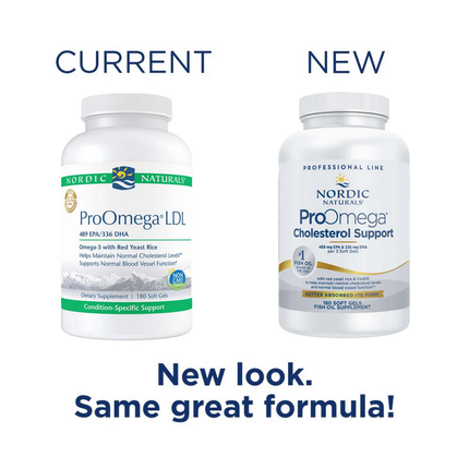 Nordic Naturals ProOmega Cholesterol Support 180 soft gel Renewed Image