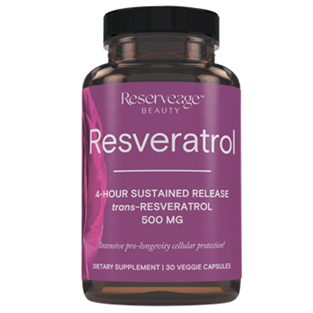 Reserveage Resveratrol 500mg 30 vcaps