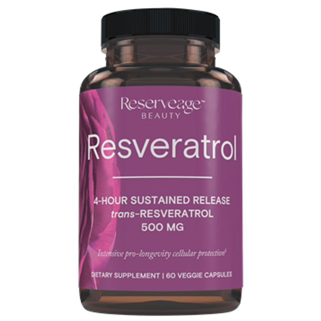 Reserveage Resveratrol 500mg 60 vcaps