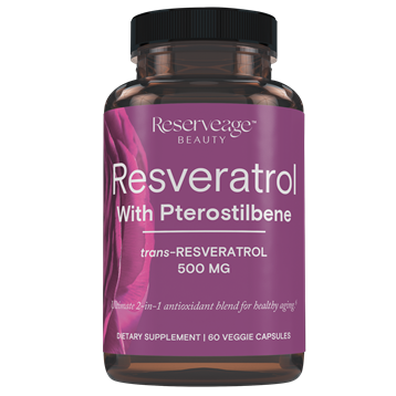 Reserveage Resveratrol with Ptero 500mg 60vcaps