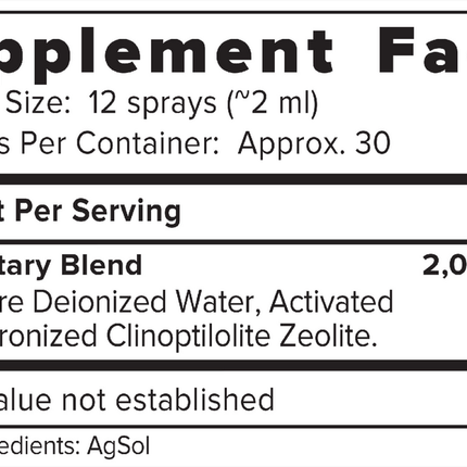 ACZ Nano Zeolite Extra Strength 4 fl oz