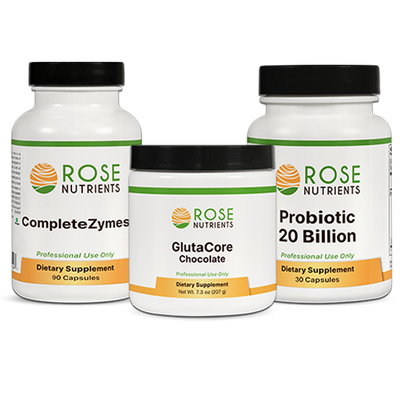 Rose Nutrients Gut Support Bundle Chocolate
