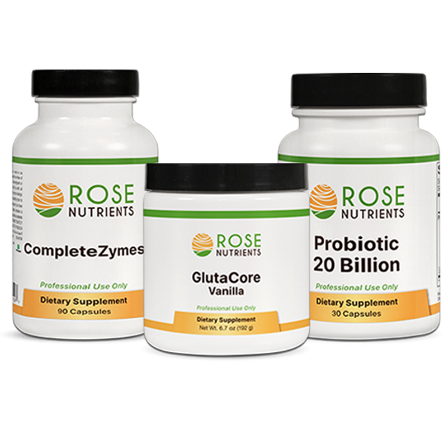Rose Nutrients Gut Support Bundle Vanilla