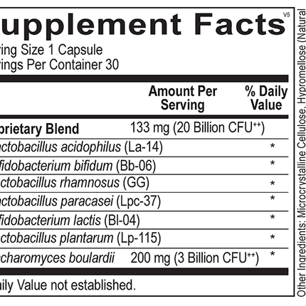 Probiotic 20 Billion 30 caps