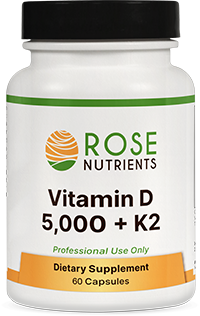 Rose Nutrients Vitamin D 5000 Plus K2