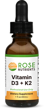 Rose Nutrients Vitamin D3 + K2 liquid