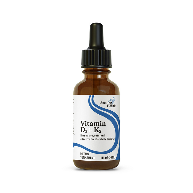 Seeking Health Vitamin D3 + K2 Drops 1 fl oz