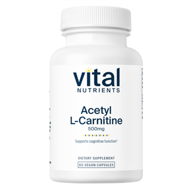Vital Nutrients Acetyl L-Carnitine 500 mg 60 vegcaps
