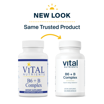 Vital Nutrients B-Complex w/High B-6 60 caps