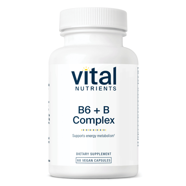 Vital Nutrients B-Complex w/High B-6 60 caps