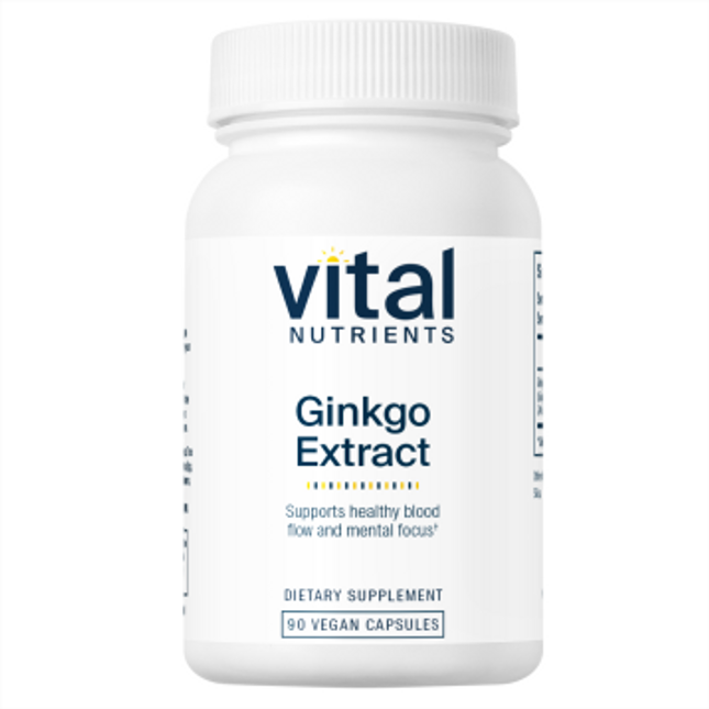 Vital Nutrients Ginkgo 50:1 Extract 80 mg 90 vcaps