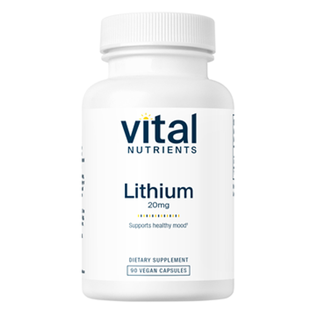 Vital Nutrients Lithium (orotate) 20 mg 90 vcaps