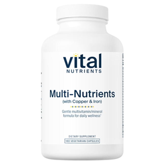 Vital Nutrients Multi-Nutrients 4 Cit/Mal 180 vcap
